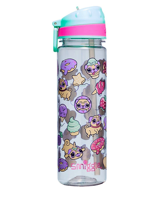 SMIGGLE Accessories Kids' Pug Ice Cream Water Bottle 3 SMIGGLE Accessories Kids' Pug Ice Cream Water Bottle