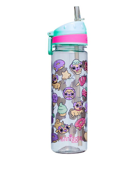 SMIGGLE Accessories Kids' Pug Ice Cream Water Bottle 5 SMIGGLE Accessories Kids' Pug Ice Cream Water Bottle - Image 3
