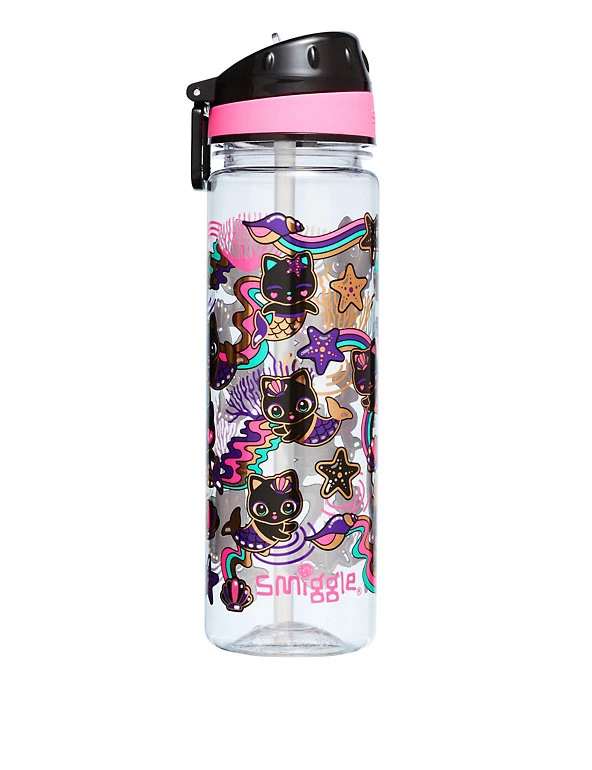 SMIGGLE Accessories Kids' Cat Mermaid Water Bottle 4 SMIGGLE Accessories Kids' Cat Mermaid Water Bottle - Image 2